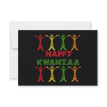 Kwanzaa Dancers Personalized Announcement