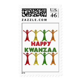 Kwanzaa Dancers stamp