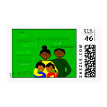Kwanzaa Family Postage postage by XmasCards_N_Gifts Kwanzaa Family Postage postage