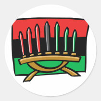 Kwanzaa Flag stickers