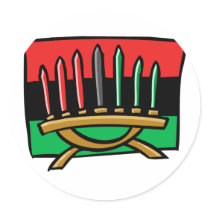 Kwanzaa Flag stickers by shopaholicchick Kwanzaa Flag stickers