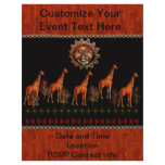 Kwanzaa Giraffes Full Color Flyer