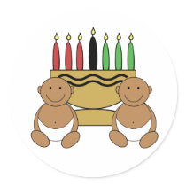 Kwanzaa Graphic stickers by Scrappintwins Kwanzaa Graphic stickers