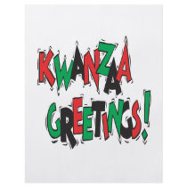 Kwanzaa Greetings Personalized Flyer