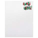 Kwanzaa Greetings Customized Letterhead