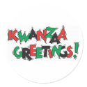 Kwanzaa Greetings stickers