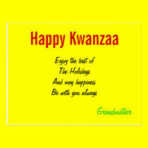 Kwanzaa holiday postcards postcards