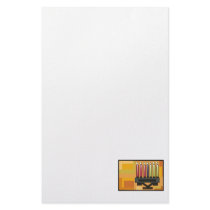 Kwanzaa Kinara Custom Stationery