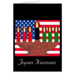kwanzaa kinaras USA Greeting Cards