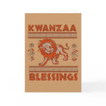 Kwanzaa Lion Cards