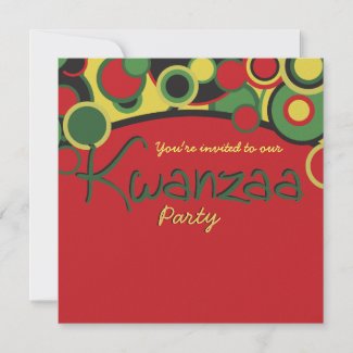 Kwanzaa Party Invitations invitation