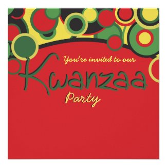 Kwanzaa Party Invitations