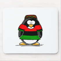 Kwanzaa Penguin mousepads by penguinality Kwanzaa Penguin mousepads