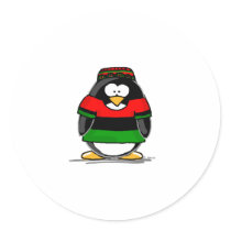 Kwanzaa Penguin stickers by penguinality Kwanzaa Penguin stickers
