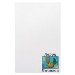 Kwanzaa Pineapple Stationery Design