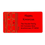 Kwanzaa Return Address Labels