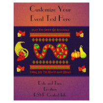 Kwanzaa Snake Full Color Flyer