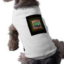 Kwanzaa Split With 7 Flames & Decorated Frame pet clothing by birdy27 Kwanzaa Split With 7 Flames & Decorated Frame pet clothing