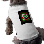 Kwanzaa Split With 7 Flames &amp; Decorated Frame Pet Shirt