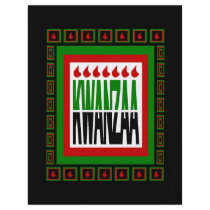 Kwanzaa Split With 7 Flames & Decorated Frame flyers by birdy27 Kwanzaa Split With 7 Flames & Decorated Frame flyers