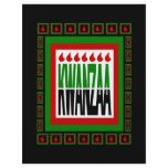 Kwanzaa Split With 7 Flames & Decorated Frame Personalized Flyer