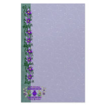 Kwanzaa Vase Stationery Design