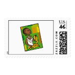 Kwanzaa Woman & Bananas Postage Stamp