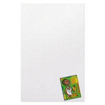 Kwanzaa Woman & Bananas Stationery