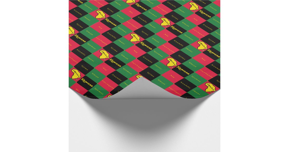 Kwanzaa Wrapping Paper Zazzle