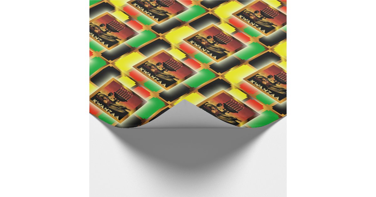 Kwanzaa Wrapping Paper Zazzle