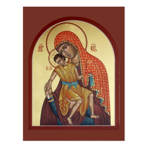 Kykkos Mother of God Prayer Card Post Cards