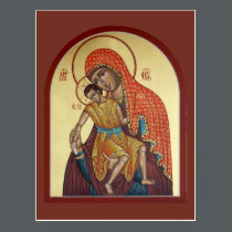 Kykkos Mother of God Prayer Card postcards