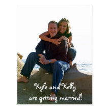 Kyle and Kelly are getting married! Post Cards