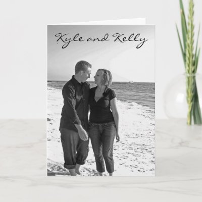 Kyle and Kelly invitation Card