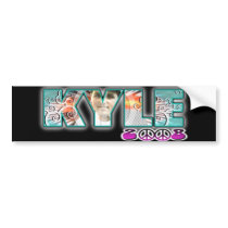 KYLE WILDSTYLE bumper stickers by thoughtfulmiss KYLE WILDSTYLE bumper stickers