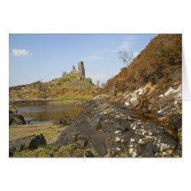 Kyleakin, Scotland. The ancient ruins of Card