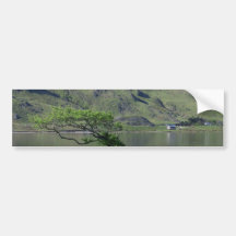 Kylemore Lough Near Kylemore Abbey Bumper Stickers