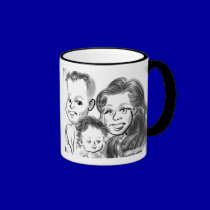 Kyle's Birthday Caricature Mug mugs