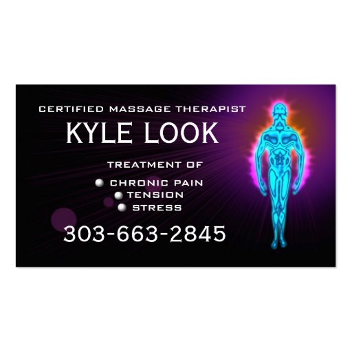 Kyle's Business Card (front side)