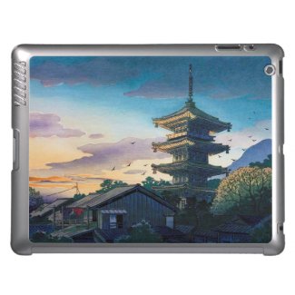 Kyoraku attractions Nomura Yasaka pagoda sunshine iPad Covers