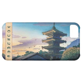 Kyoraku attractions Nomura Yasaka pagoda sunshine Case For iPhone 5C