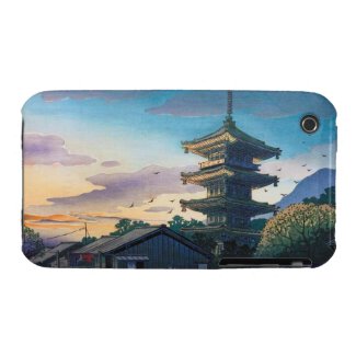 Kyoraku attractions Nomura Yasaka pagoda sunshine iPhone 3 Covers