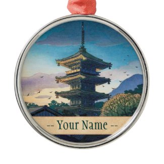 Kyoraku attractions Nomura Yasaka pagoda sunshine Christmas Ornaments