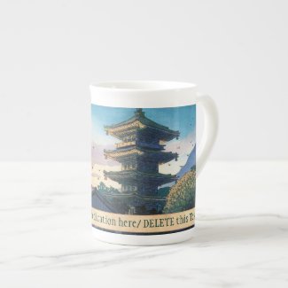 Kyoraku attractions Nomura Yasaka pagoda sunshine Porcelain Mugs