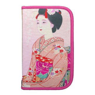Kyoto Brocade, Four Leaves - Spring japanese lady Planner