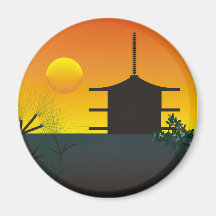 Kyoto Refrigerator Magnet