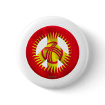 Kyrgystan Pinback Button