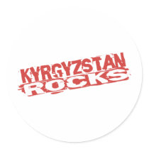 Kyrgystan Sticker by worldtees Kyrgystan Sticker