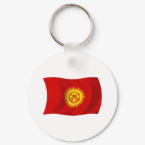 Kyrgyz Republic Flag Keychain