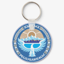 Kyrgyzstan coat of arms keychains